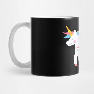 Christmas Santa Riding Unicorn Mug